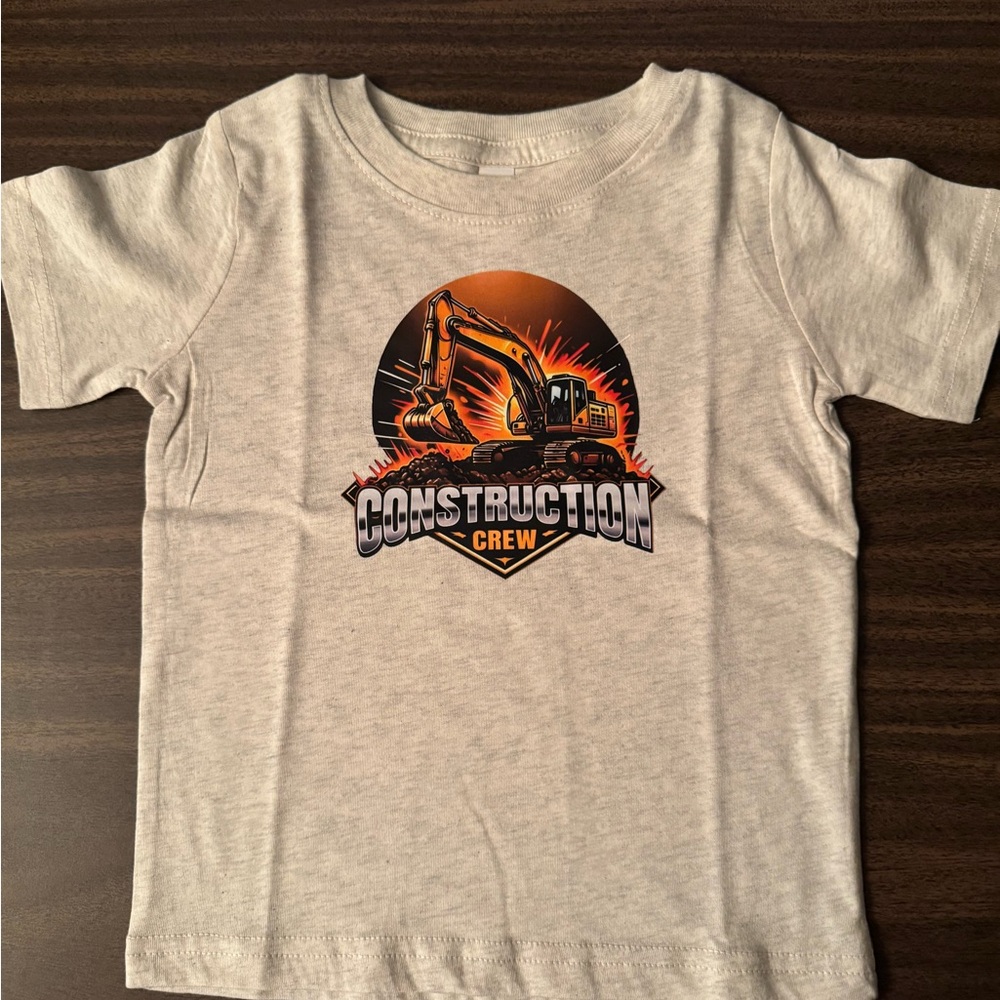2T Boys Construction Tee